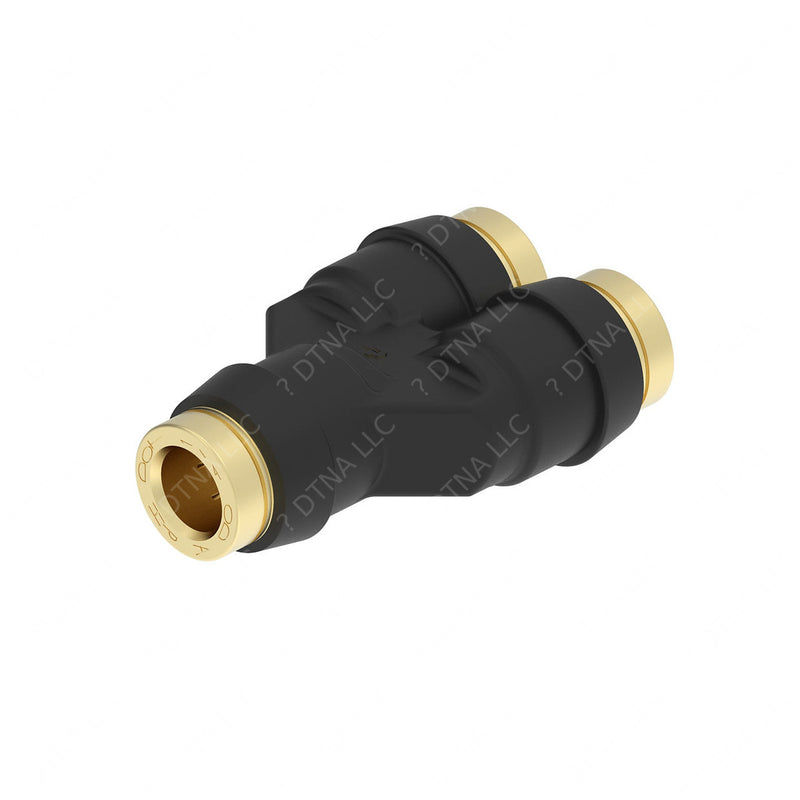 Connector Y Union, (3) 1/4 Push To Connect 23-14401-000