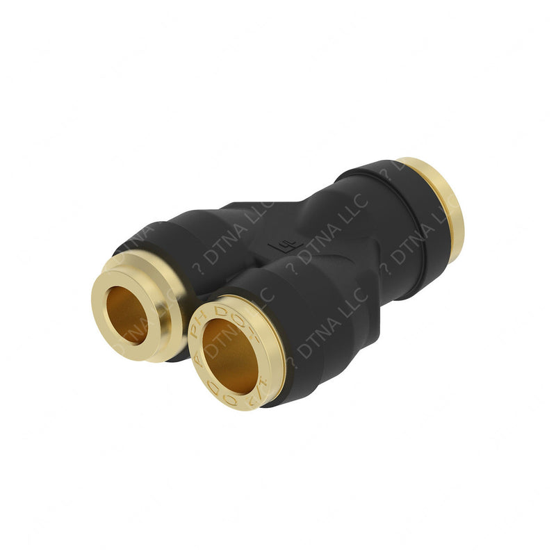 Connector Y Union, 1/2 X 3/8+1/2 Push To Connect 23-14401-006