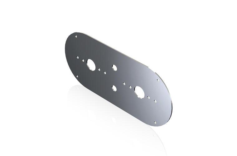 Roadworks Above Door Dome Light Panel - 2 Watermelon Lights, 2 Switch Holes