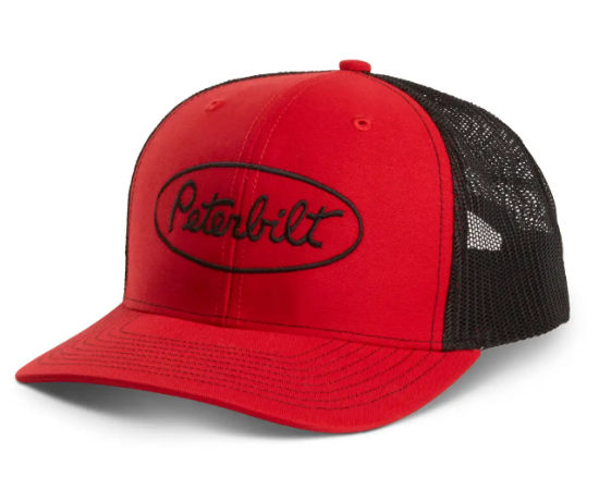 Paccar Red/Black Peterbilt Hat - Big Logo