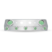 Trux Accessories Universal Trailer Service Box with 2 x 4" & 5 x 2" Dual Revolution LEDs & Bezels (Red/Green) with Open Back