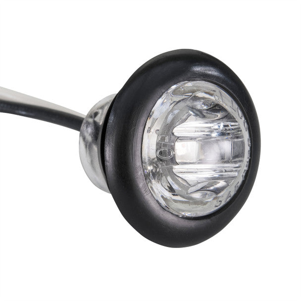 Phoenix Design Clear Amber Single Diode 3/4" Button Light