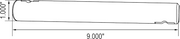 Newstar Clutch Release Shaft - 9"