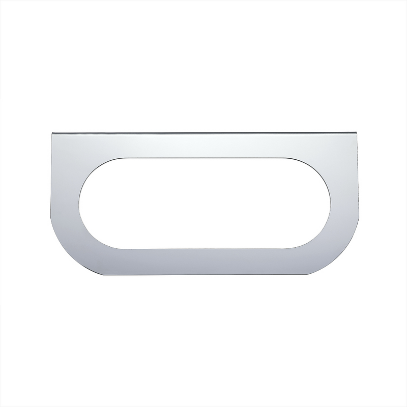 United Pacific Stainless Light Bracket With Single Oval Light Cutout 20401