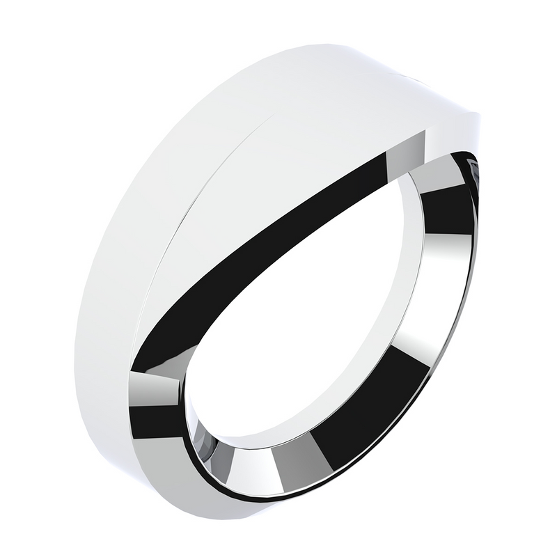 United Pacific Chrome Plastic Small Gauge Cover With Visor For 1996-2010 Freightliner Century 20529