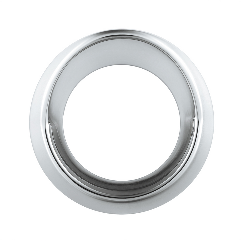 United Pacific Chrome Plastic Small Gauge Cover With Visor 20551