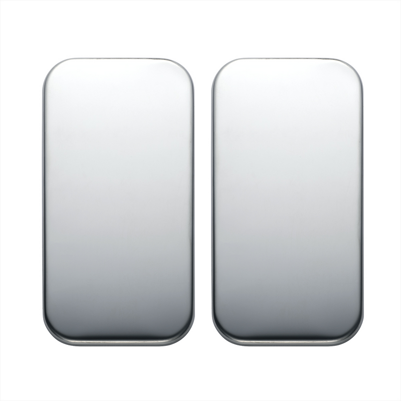 Freightliner Stainless Vent Door Cover Plain (Card of 2) 20570