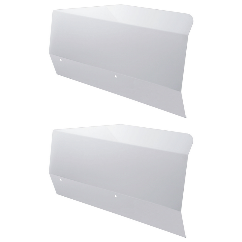 United Pacific Stainless Steel Front Fender Guards For 1988-2007 Peterbilt 379/378 20585