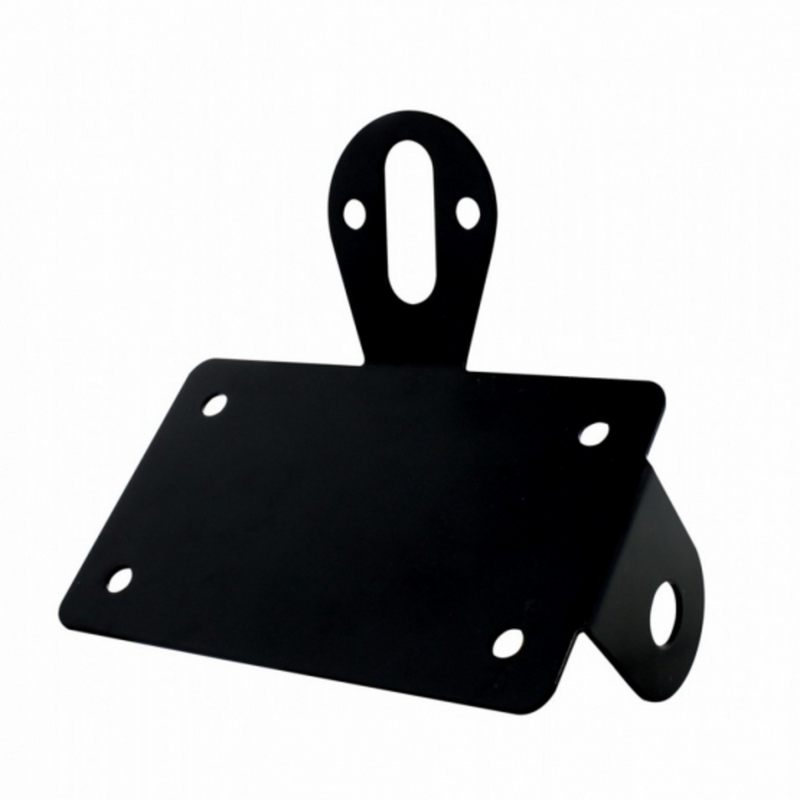 United Pacific Black "Bobber" Motorcycle Style Horizontal Side Mount Light Bracket 20619