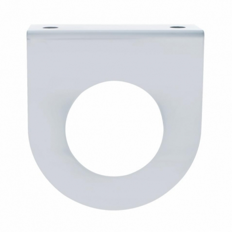 United Pacific Stainless Light Bracket With Single 2" Light Cutout 20708