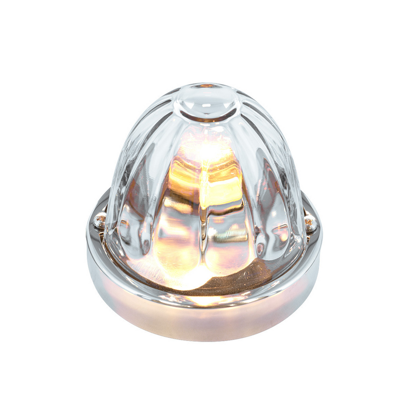 United Pacific Glass Watermelon Flush Mount Kit -Clear 20722