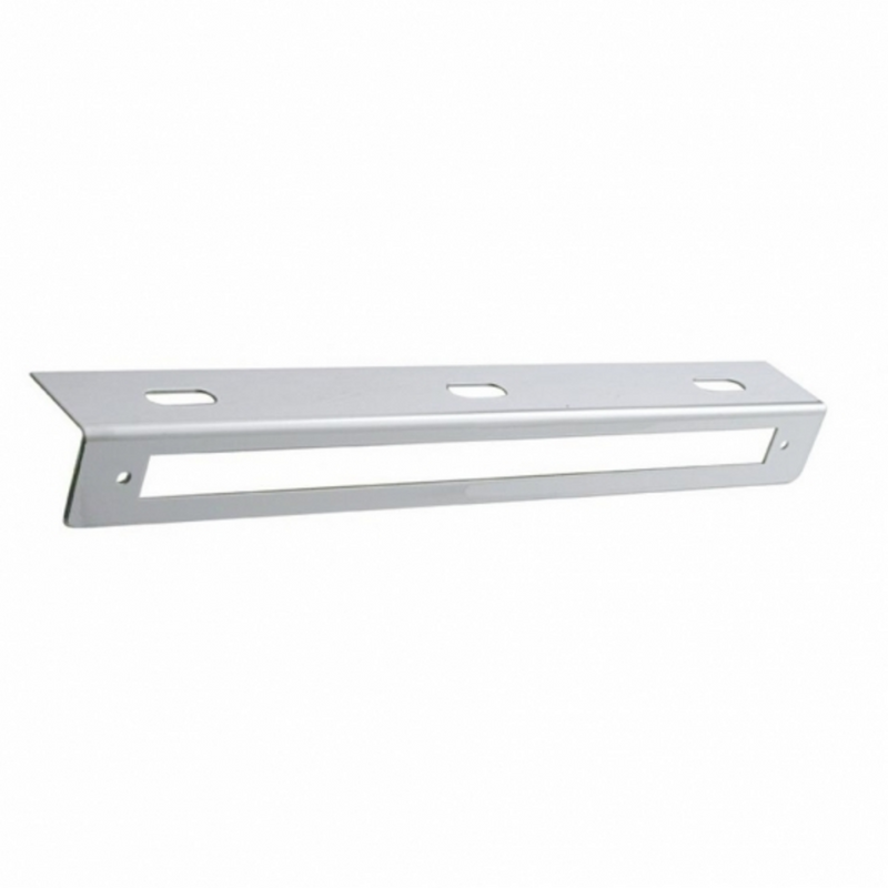 United Pacific 12-3/4" Stainless Light Bracket With 12" Light Bar Cutout (Bulk) 20770B