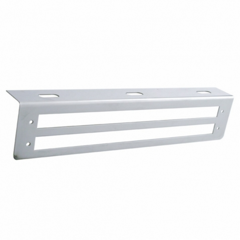 United Pacific 12-3/4" Stainless Light Bracket With 2X 12" Light Cutout 20775