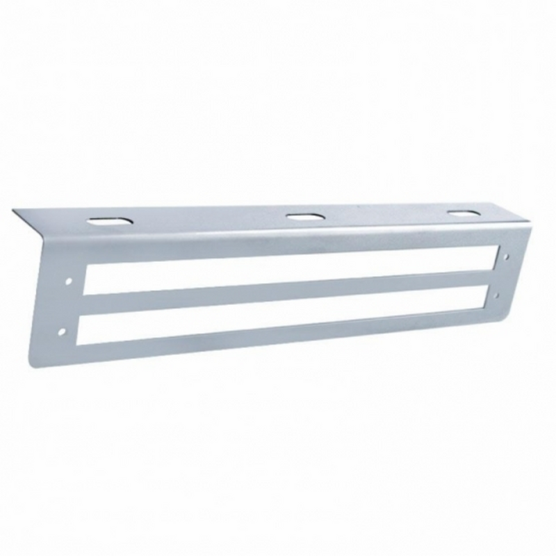 United Pacific 12-3/4" Stainless Light Bracket With 2X 12" Light Cutout (Bulk) 20775B