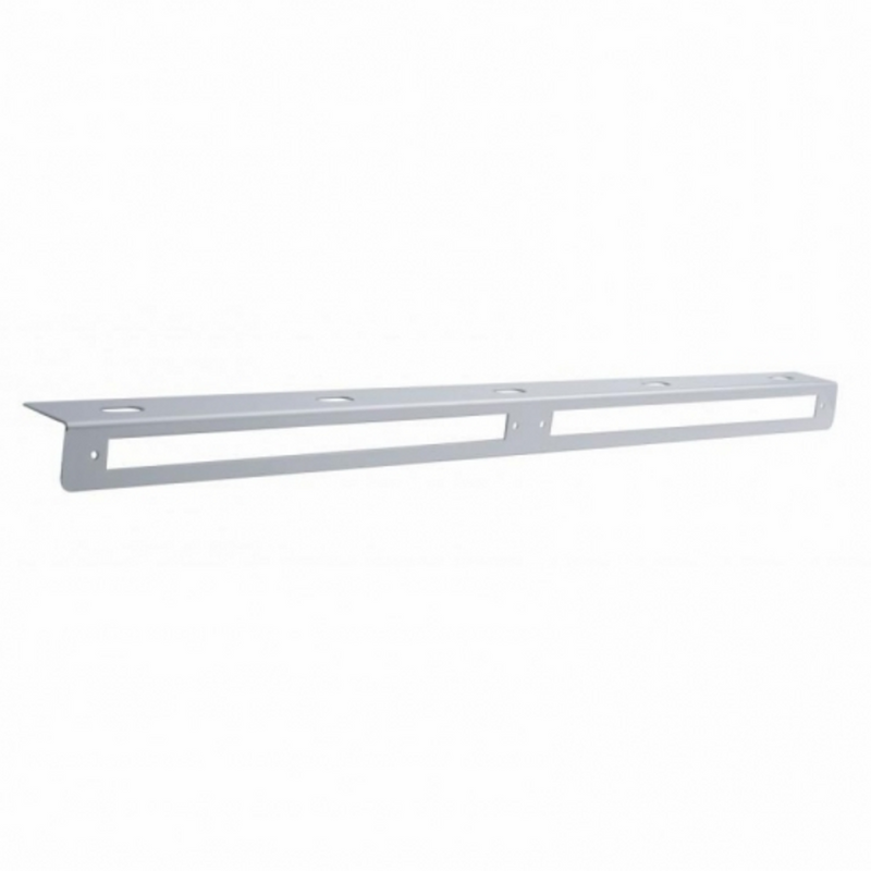 United Pacific 25-5/16" Stainless Light Bracket With Two 12" Light Bar Cutouts (Bulk) 20780B
