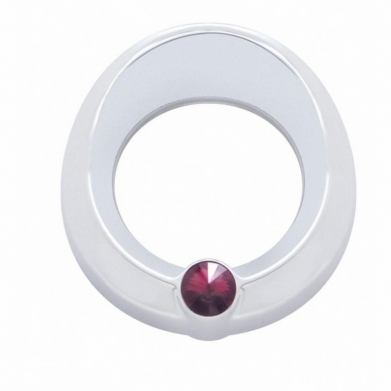 United Pacific Universal Small Gauge Cover With Visor Purple Crystal 20819