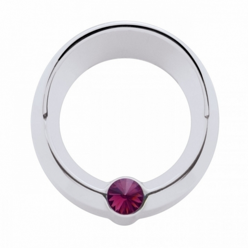 United Pacific Signature Series Small Gauge Cover With Visor For Freightliner Purple Crystal 20833