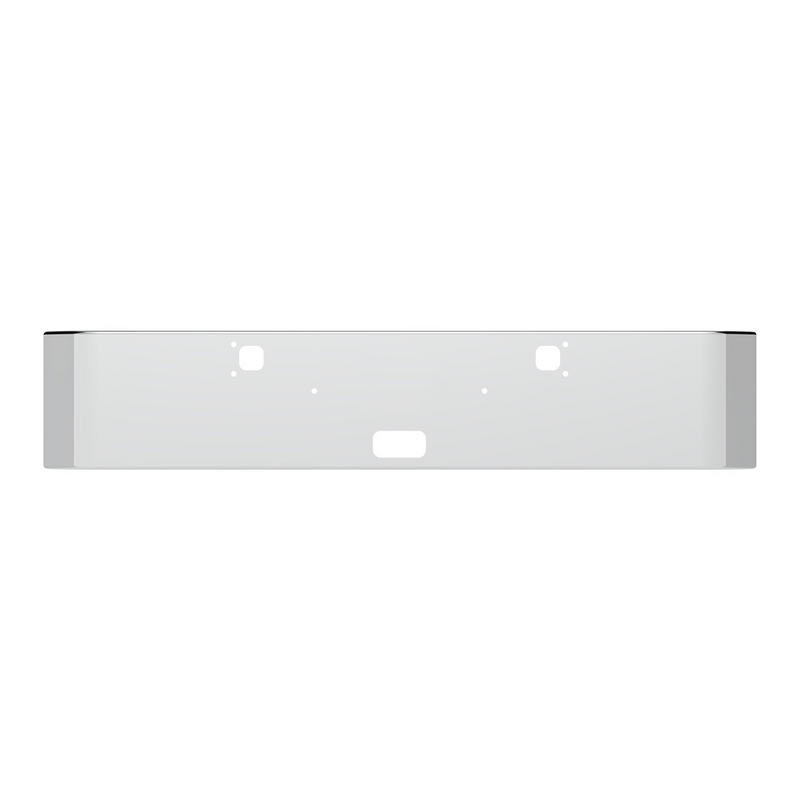 United Pacific SS Clad Aluminum Bumper For 1982-2024 Kenworth W900 Curved Ends 20841