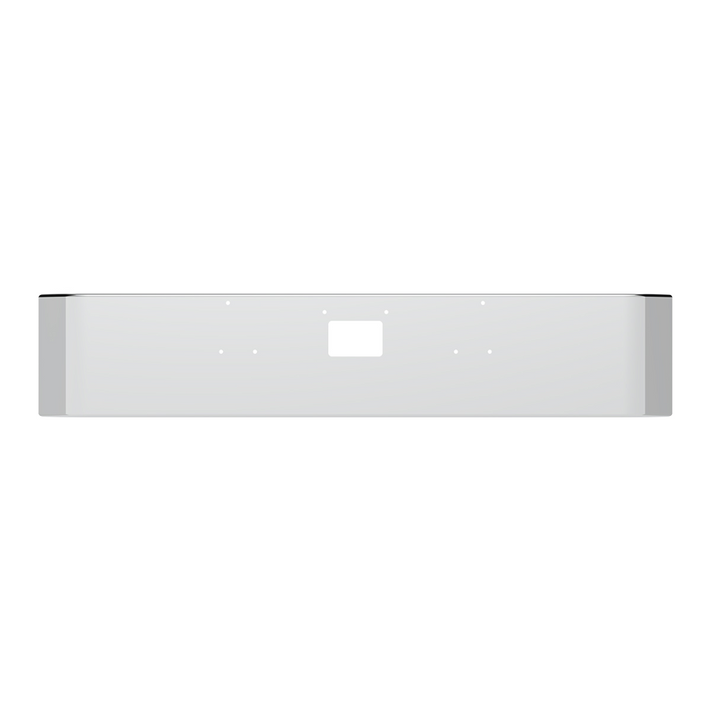 United Pacific SS Clad Aluminum Bumper For 1987-2007 Peterbilt 379 Curved Ends 20844