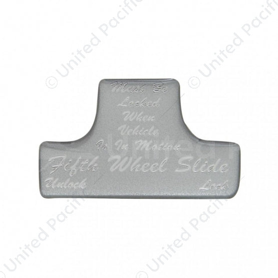 United Pacific "Fifth Wheel" Switch Guard Sticker Only - Silver 21020-1S