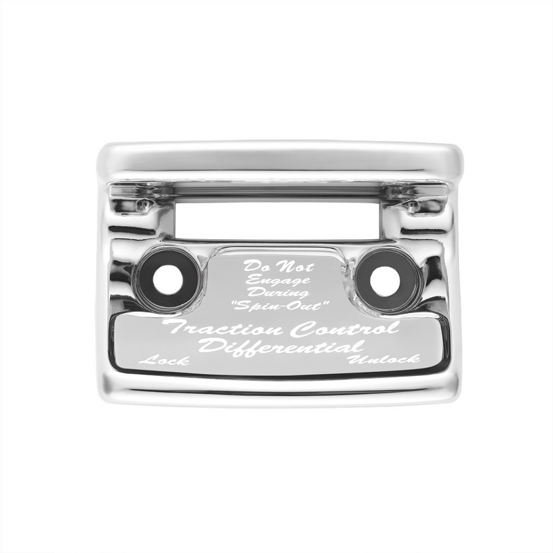 United Pacific "Traction Control Differential" Switch Guard With Silver Sticker 21049