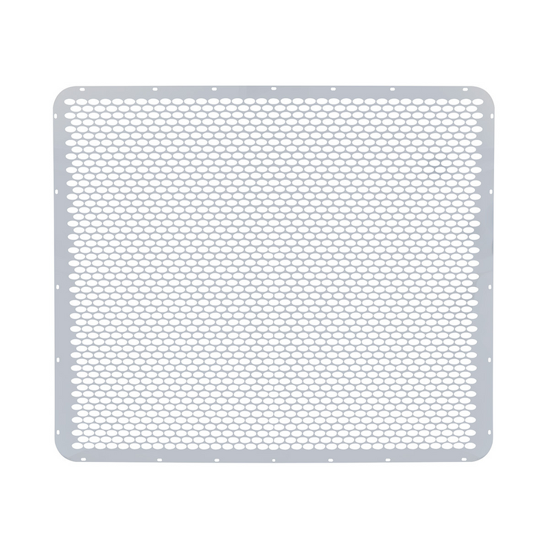 United Pacific 430 Stainless Grille Mesh For Peterbilt 379 With Extended Hood Alternating Oval Holes 21061
