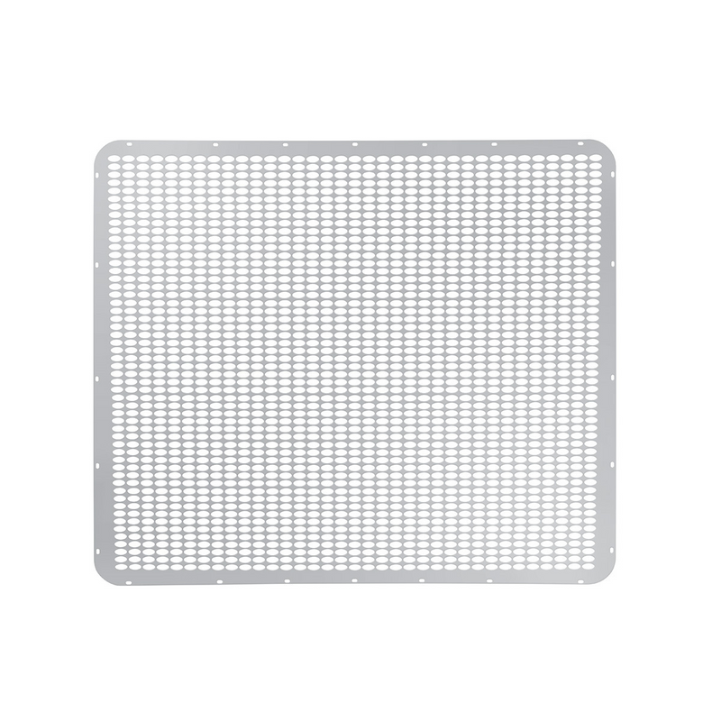United Pacific 430 Stainless Grille Mesh For Peterbilt 379 With Extended Hood Straight Oval Holes 21062