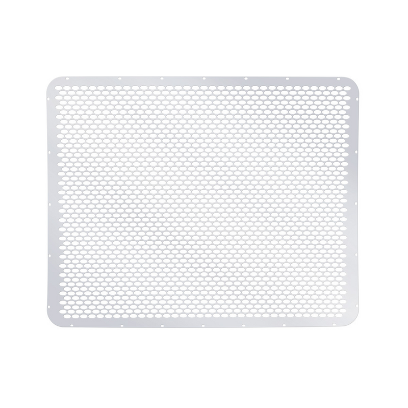 United Pacific 430 Stainless Grille Mesh For Peterbilt 379 With Short Hood Alternating Oval Holes 21064