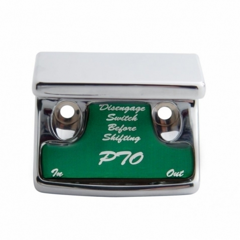 United Pacific "PTO" Switch Guard With Green Sticker 21071
