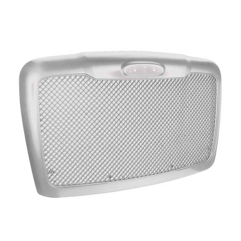 United Pacific Mesh Chrome Grille With Bug Screen & Logo Mount For 2008-2017 Freightliner Cascadia 21076