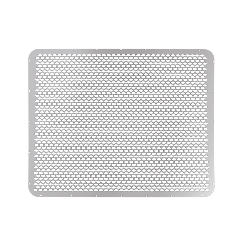 United Pacific 304 Stainless Grille Mesh For Peterbilt 379 With Short Hood Alternating Oval Holes 21152