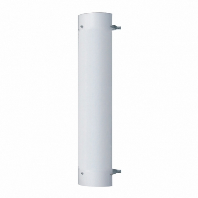 United Pacific 48" Tall 270 Degree Stainless Exhaust Muffler Shield For 9" Diameter Exhaust Plain 21242