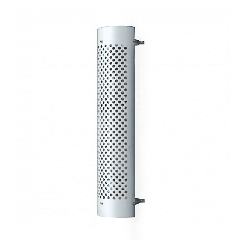 United Pacific 48" Tall 270 Degree Stainless Exhaust Muffler Shield For 9" Diameter Exhaust Round Slot 21244
