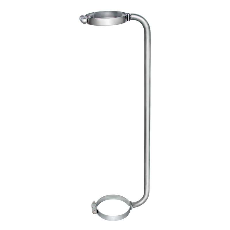 United Pacific 34" Chrome Exhaust Grab Handle 6" Clamp 21251