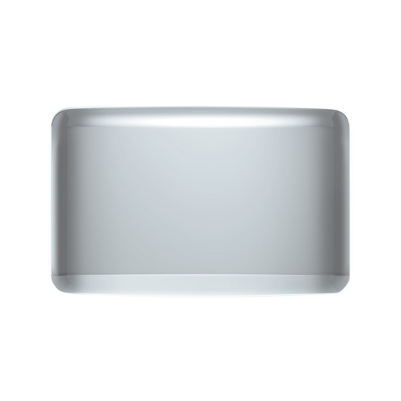 United Pacific 4 5/8" X 7 3/8" Stainless Horn Cover 21305