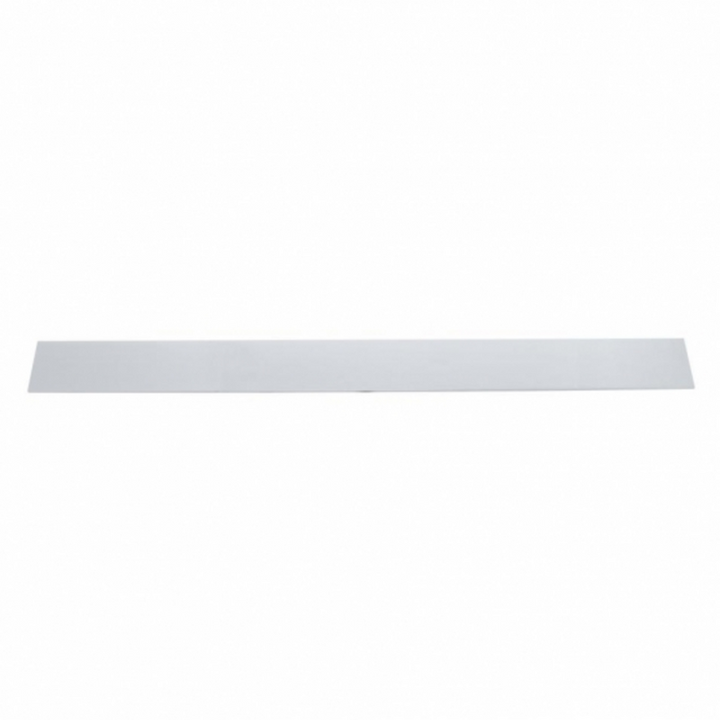 United Pacific 2" X 24" Stainless Top Mud Flap Plate Welded Stud 21407