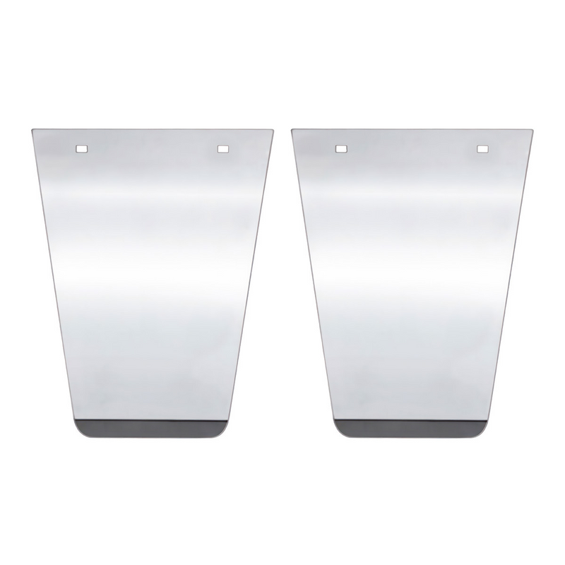 United Pacific Stainless Anti-Sail Plate Plain (Pair) 21430