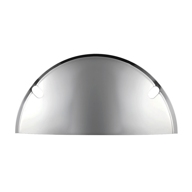 United Pacific Stainless Steel Half-Moon Shield For 7" Headlight (Pair) 21476