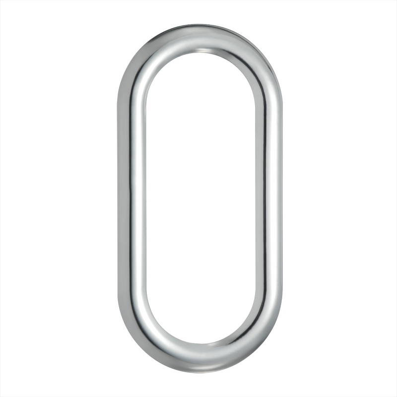 United Pacific Stainless Steel Oval Window Trim With Sealant Adhesive For Peterbilt 21718