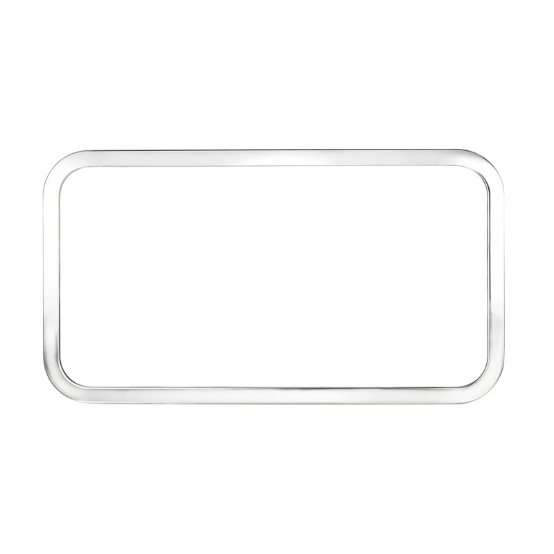 Peterbilt Stainless Rear Sleeper Window Trim (Bulk) 21723B