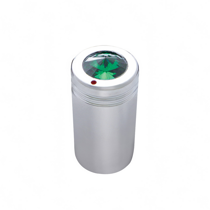 United Pacific CB Knob With Green Crystal (2-Pack) 21774