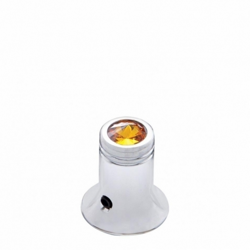 United Pacific CB Channel Knob Amber Crystal 21778