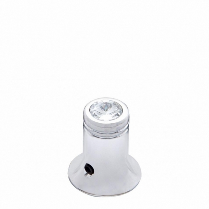 United Pacific CB Channel Knob Clear Crystal 21780