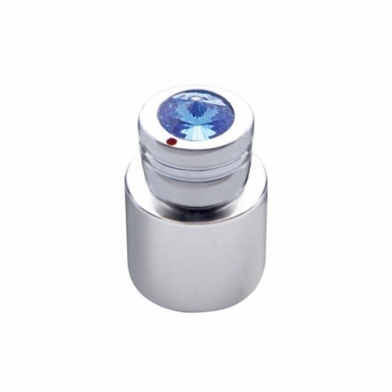 United Pacific CB On/Off/Volume/Squelch Knob Blue Crystal 21786
