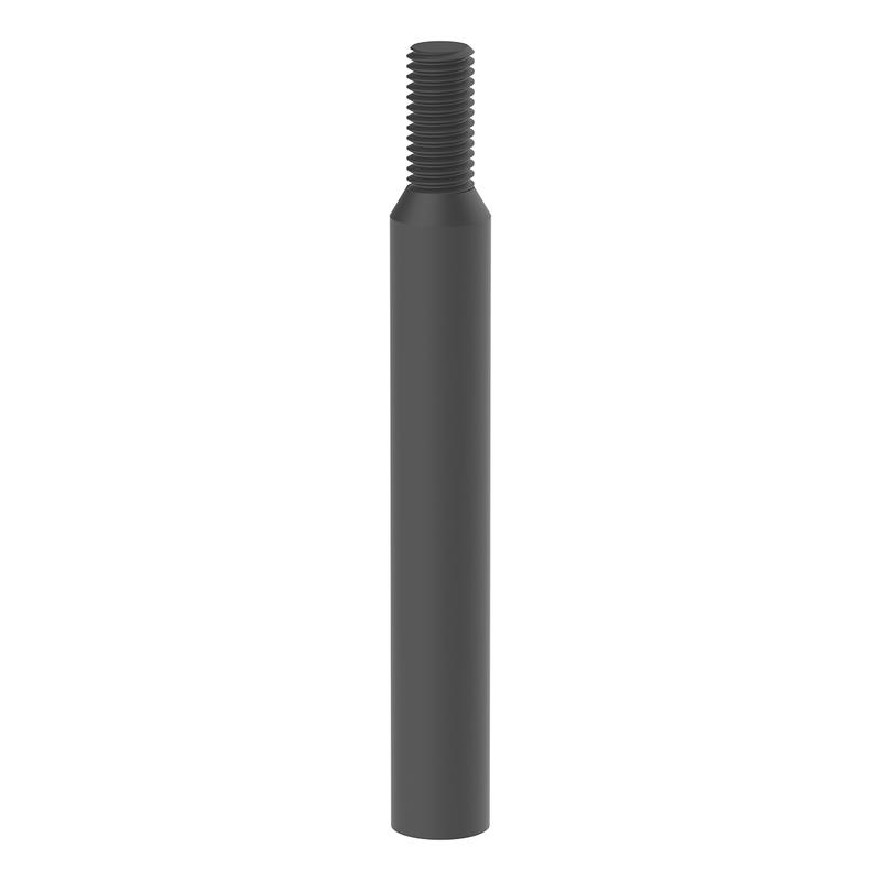 United Pacific 6" Shifter Shaft Extension Matte Black 21800