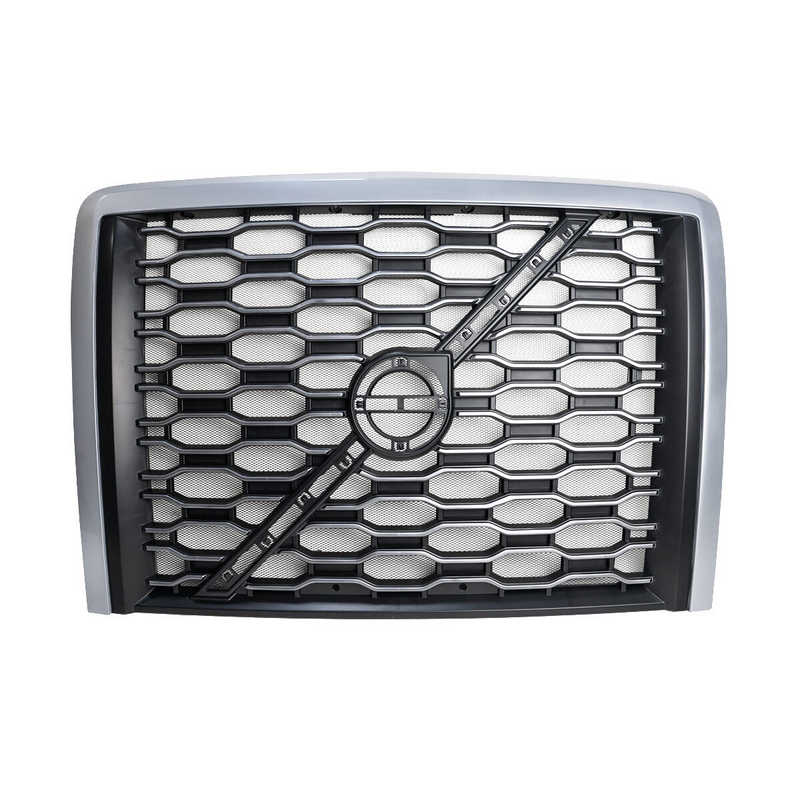 United Pacific Grille With Bug Screen For 2018-2024 Volvo VNL-Silver 21826
