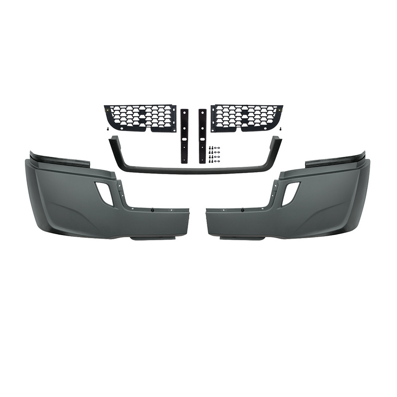 United Pacific 5-Piece Bumper Kit Without Fog Light Opening For 2018-2024 Freightliner Cascadia 21952