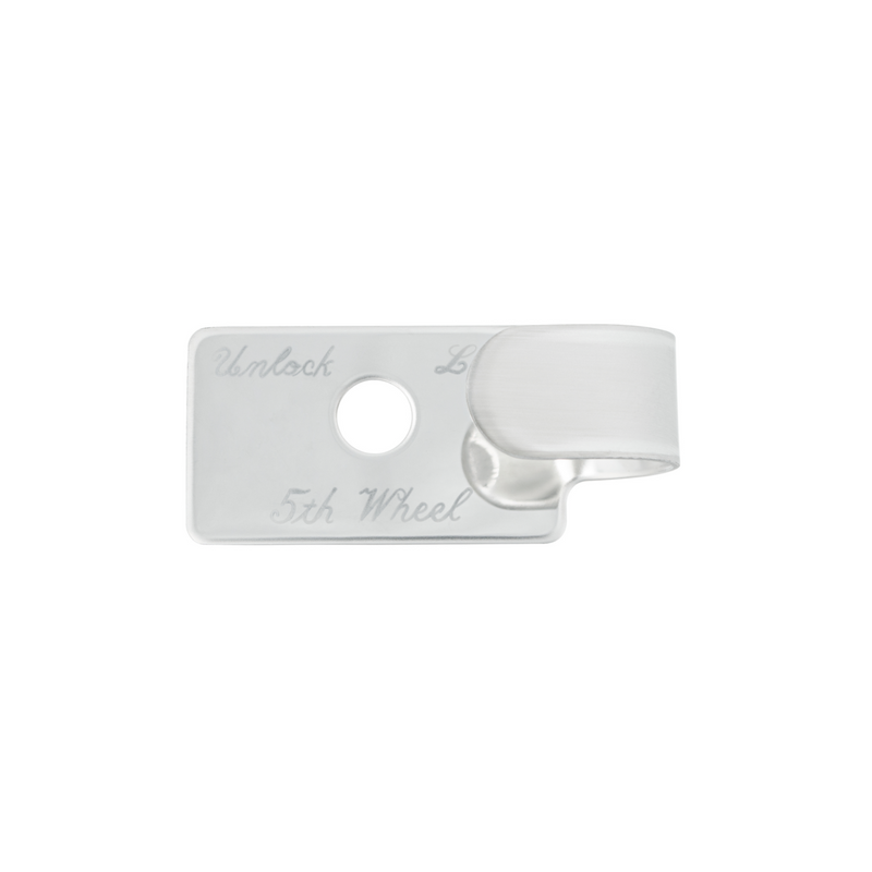 United Pacific Peterbilt 379 Stainless Switch Guard Without Holding Nut - Fifth Wheel 23002-1