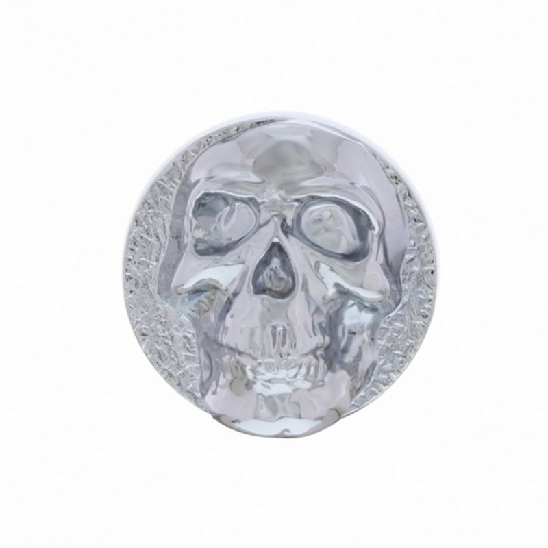 United Pacific Chrome Skull Dash Knob 23197