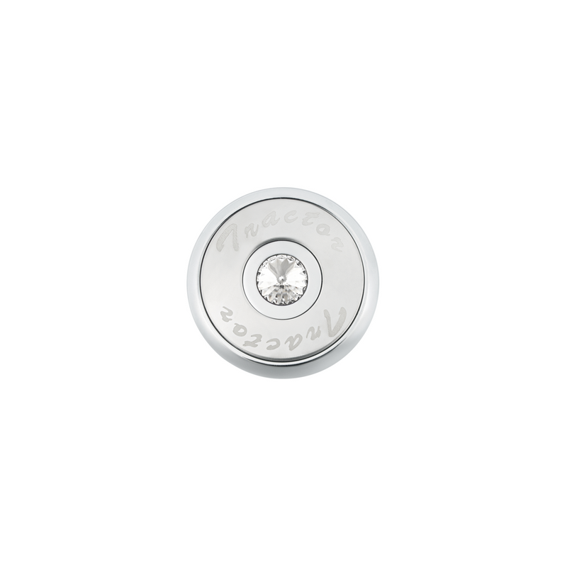 United Pacific "Tractor" Deluxe Air Valve Knob Clear Crystal 23512